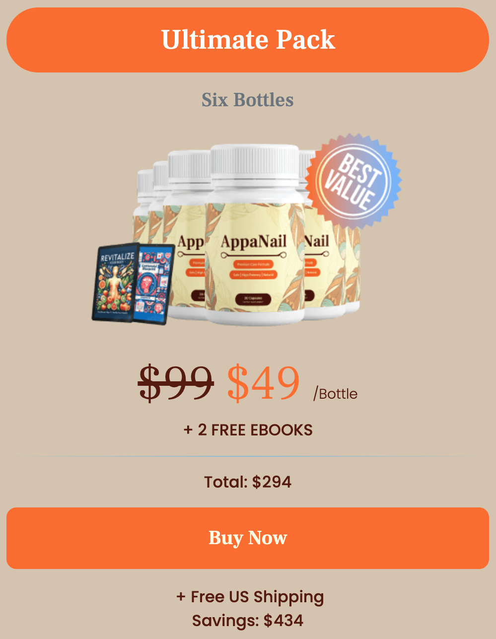 AppaNail Buy 6 Bottles